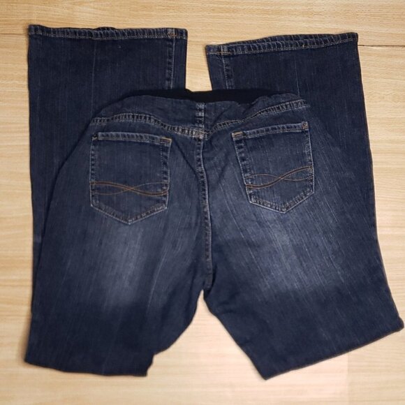 A Pea In The Pod Maternity Womens Pull On Bootcut Jeans XL - Picture 2 of 9